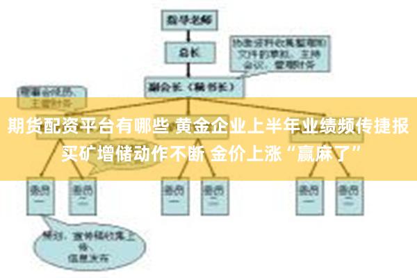 期货配资平台有哪些 黄金企业上半年业绩频传捷报 买矿增储动作不断 金价上涨“赢麻了”