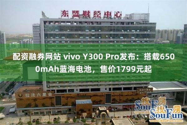 配资融券网站 vivo Y300 Pro发布：搭载6500mAh蓝海电池，售价1799元起