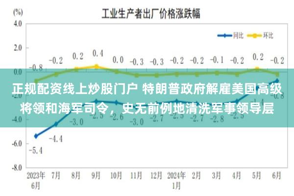 正规配资线上炒股门户 特朗普政府解雇美国高级将领和海军司令，史无前例地清洗军事领导层